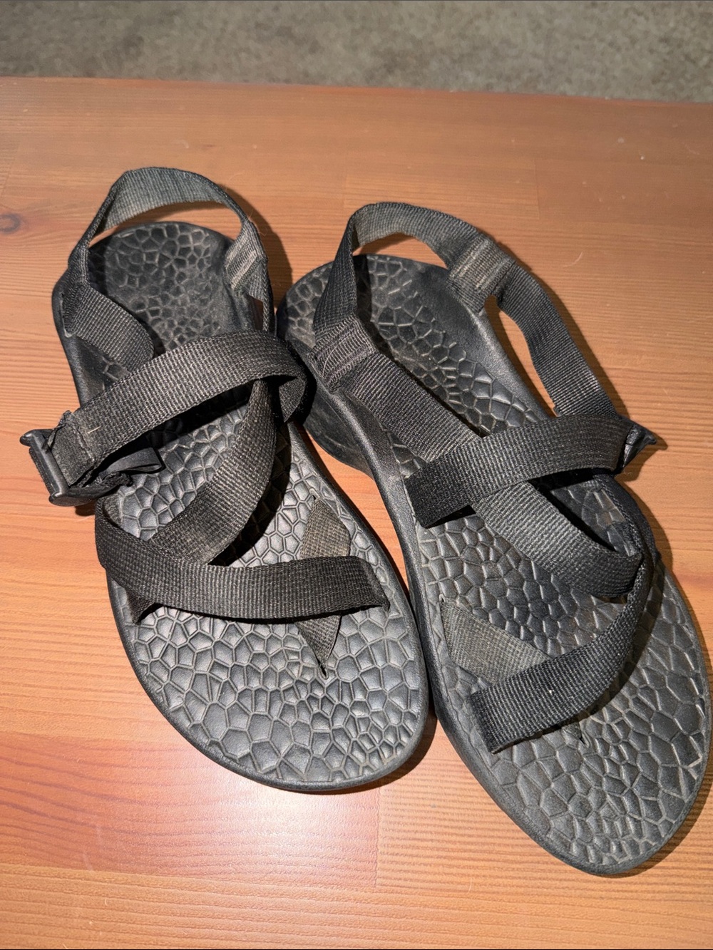 Chaco Black Strappy Women's Sandals